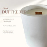 Handgefertigte Betonkerze aus dem Ahrtal | 220ml